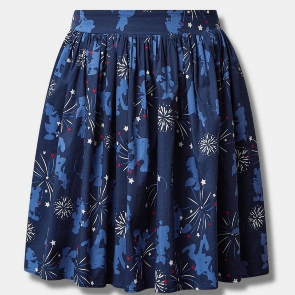 Torrid Americana Mickey & Friends Skirt | New With Tag - Size 4X